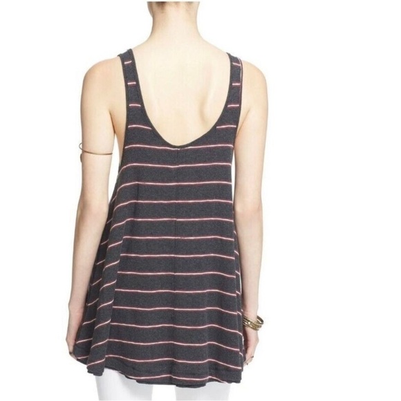We The Free People Garden Striped Oversize Swing Tank Top Size Small - Picture 3 of 12